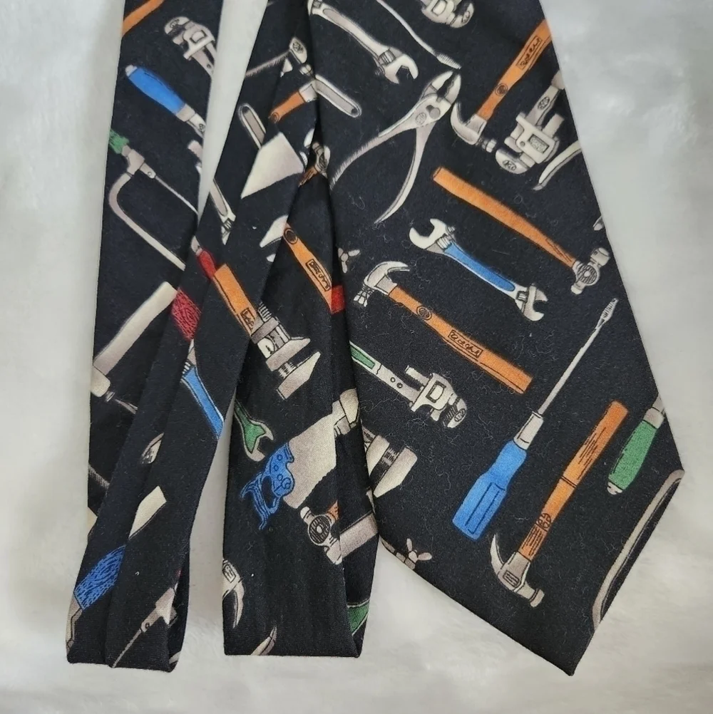 Tango By Max Raab Tool Time Mechanic Home Improvement Necktie Tie